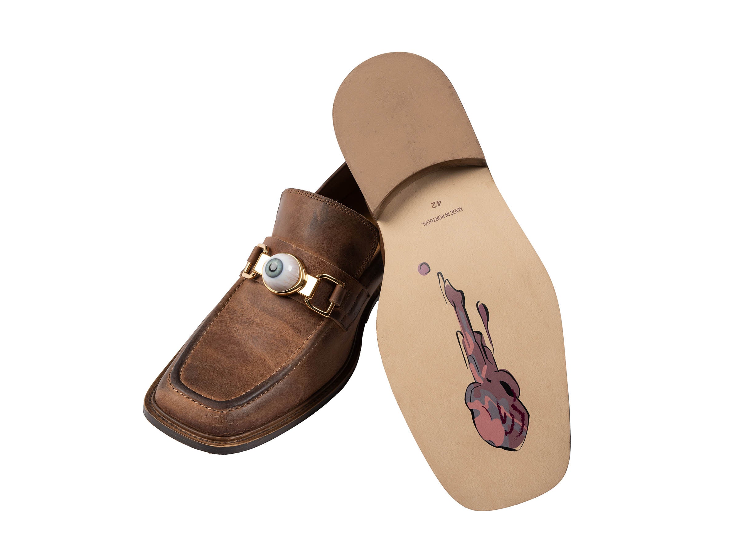 WHITE-OF-THE-EYE LOAFERS