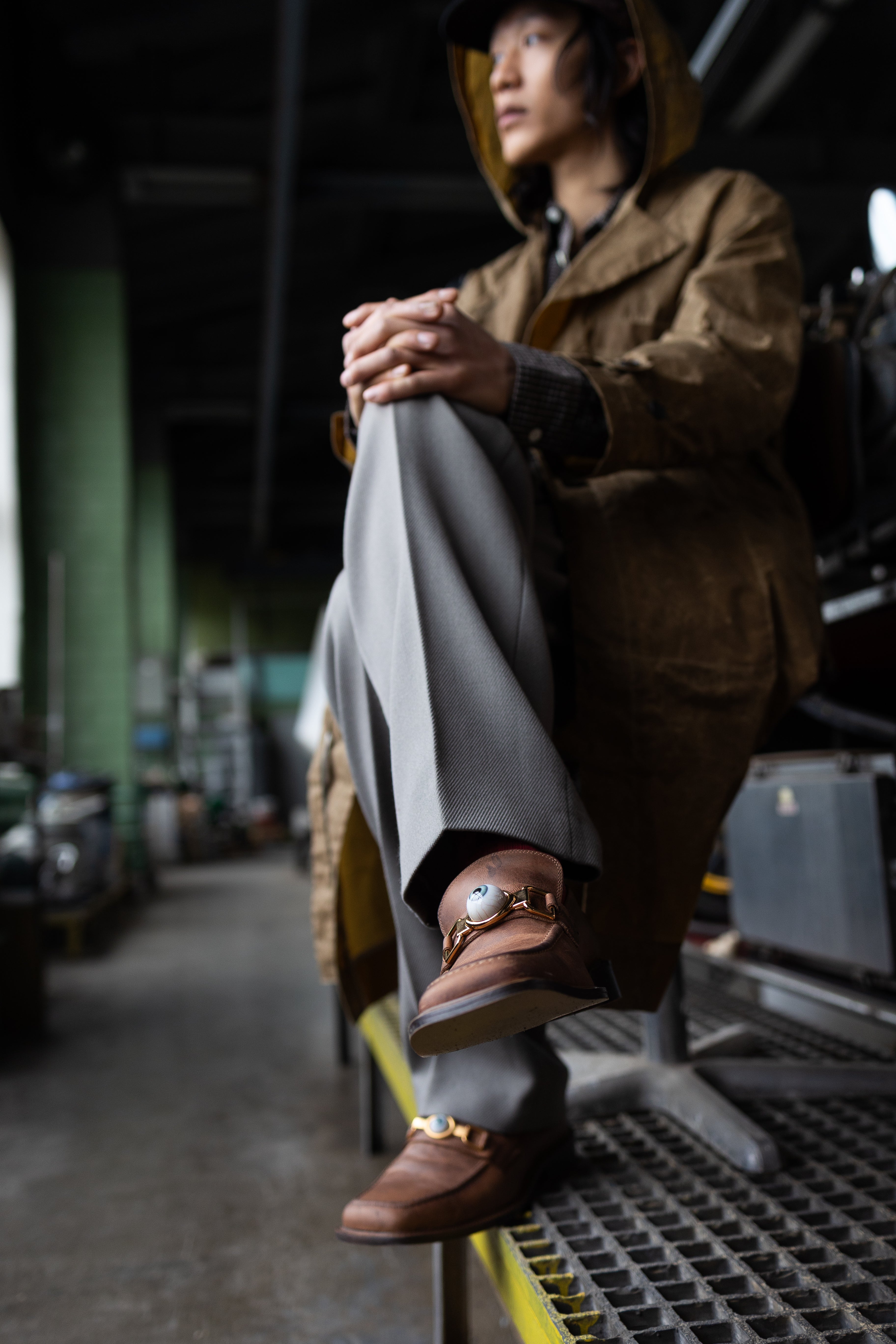 WHITE-OF-THE-EYE LOAFERS
