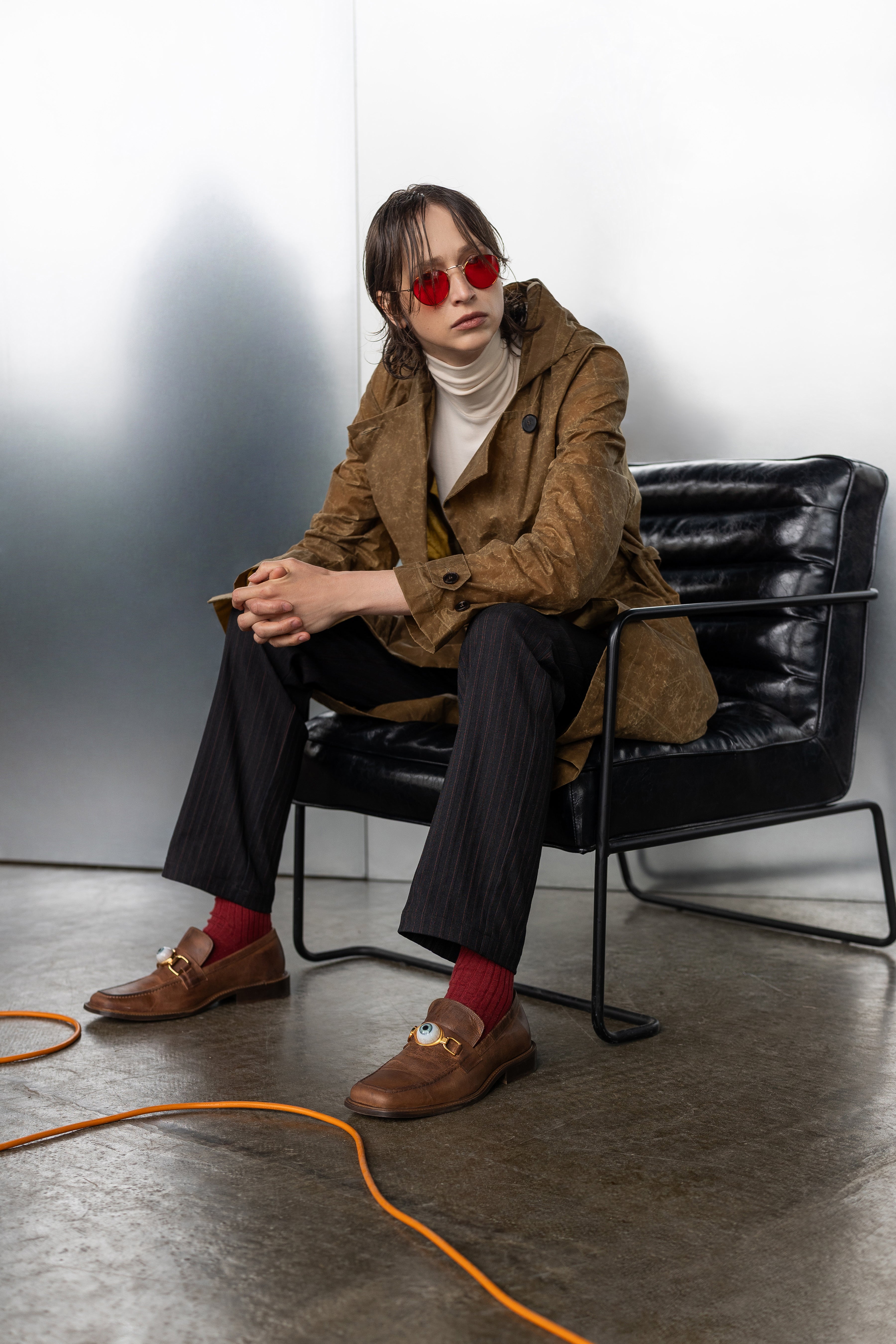 WHITE-OF-THE-EYE LOAFERS