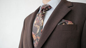 Thought Cabinet Tie and Pocket Square Set